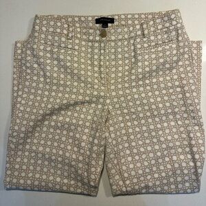 Ann Taylor Men's Beige Geometric Chinos